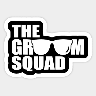 Groom Squad Groomsmen Funny Stag Bachelor Party Sticker